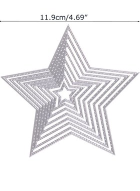 Stars Metal DIY Cutting Dies Stencil Scrapbook Card Album Pa