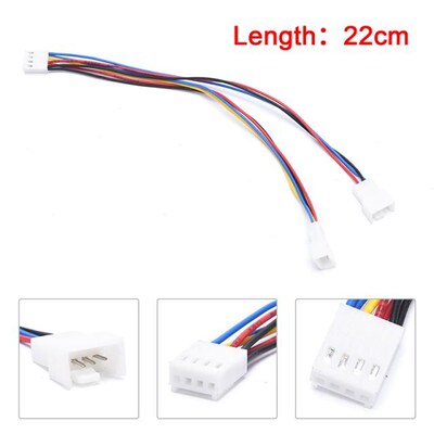 Universal Small 4 Pin To 3Pin 4Pin Fan Pwm Connector Extensi