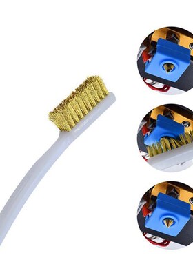 3D Printer Cleaner Copper Wire Toothbrush Copper Brush Handl
