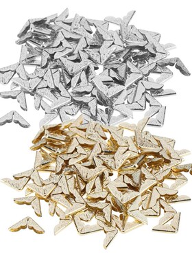 100 Pcs Book Folder Scrapbooking Albums Menu Metal Folders C