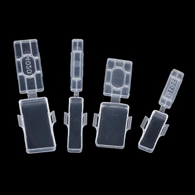 100Pcs Waterproof Tie Marker Tag Fiber Organizers Transparen