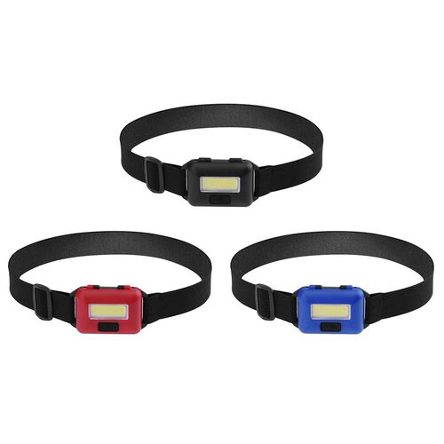 Mini COB LED Headlights 3 Mode Waterproof Headlights Flashli