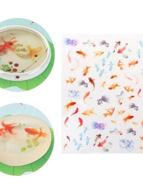3D Goldfish Clear Film Resin DIY Fillers Water-Like Painting