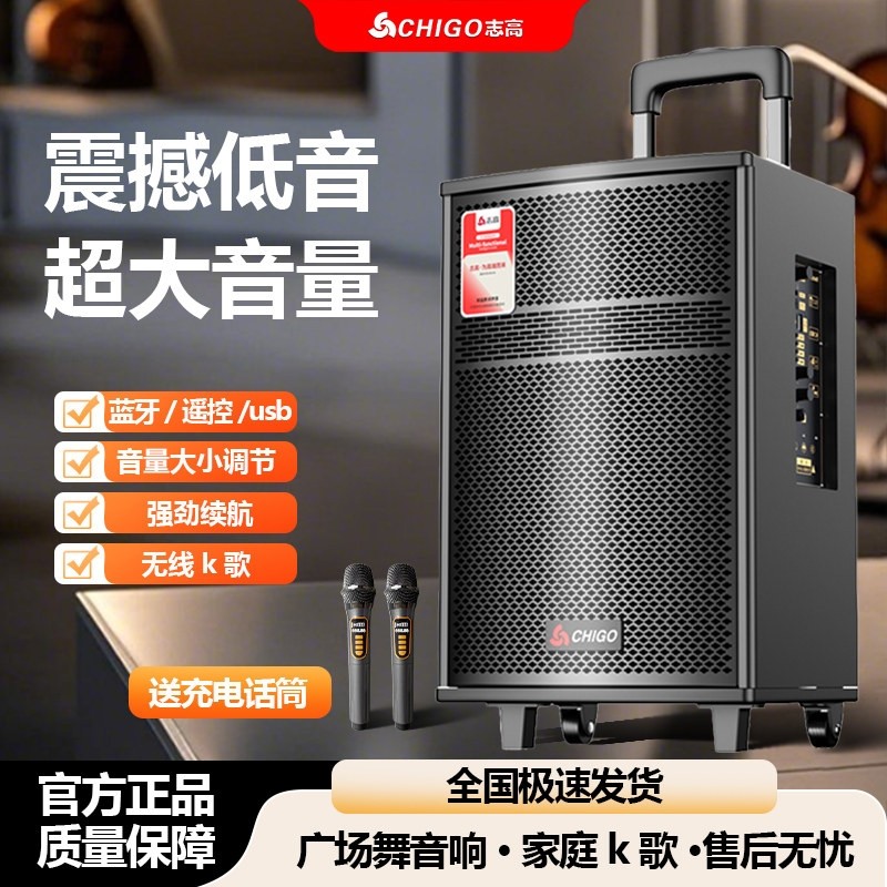 志高广场舞音响无线蓝牙户外大功炮家用超大率音箱k歌大音量低音,影音电器,拉杆广场音箱/户外音响,淘宝优惠券,粉丝福利购,淘宝优惠卷