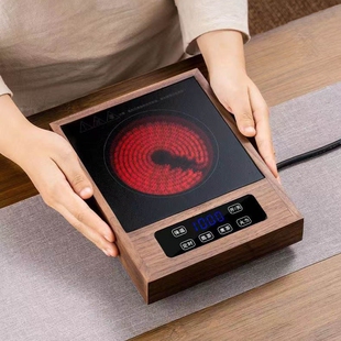 北美黑胡桃实木电陶炉新款触控10率家用保温小型多功能烧水00W功