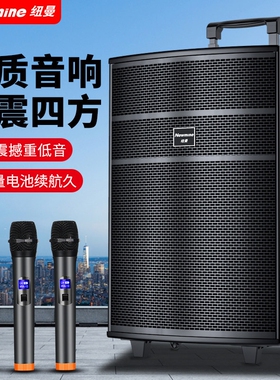 纽曼L58三分频广场舞音响户外音12寸演出室外家用大音量箱K歌