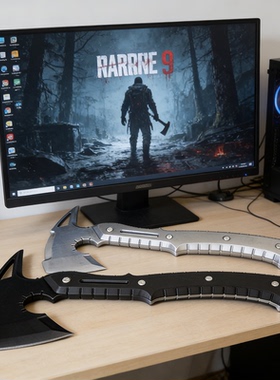 生化危机9安魂曲cosplay道具3d打印玩具里昂战斧表演同款武器模型