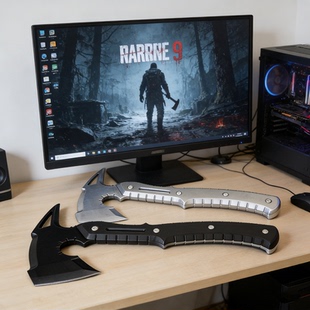 生化危机9安魂曲cosplay道具3d打印玩具里昂战斧表演同款武器模型