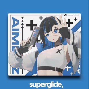 Pulsar&aimerz派世同款限量款玻璃鼠标垫吃鸡打瓦FPS鼠标垫复刻版