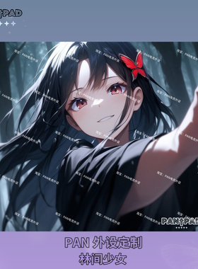 PANPAD二次元动漫电竞钢化玻璃鼠标垫顺滑无畏契约wallhack同款