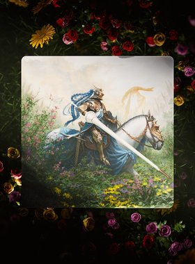 The return同款复刻电竞钢化玻璃鼠标垫wallhack同款游戏鼠标垫