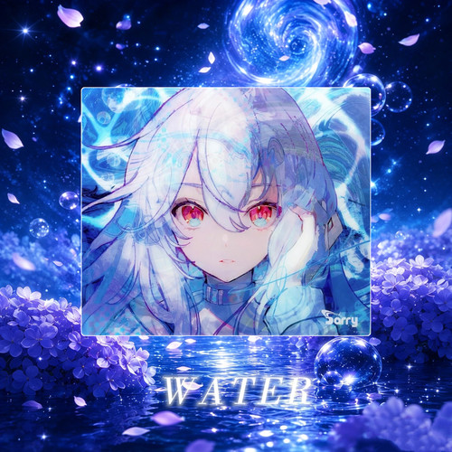[可定制] Darry Gaming [Water]动漫电竞钢化玻璃鼠标垫FPS专用垫