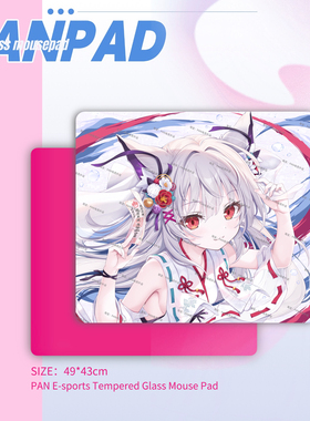 PANPAD电竞钢化玻璃鼠标垫打瓦顺滑无畏契约WALLHACK同款鼠标垫