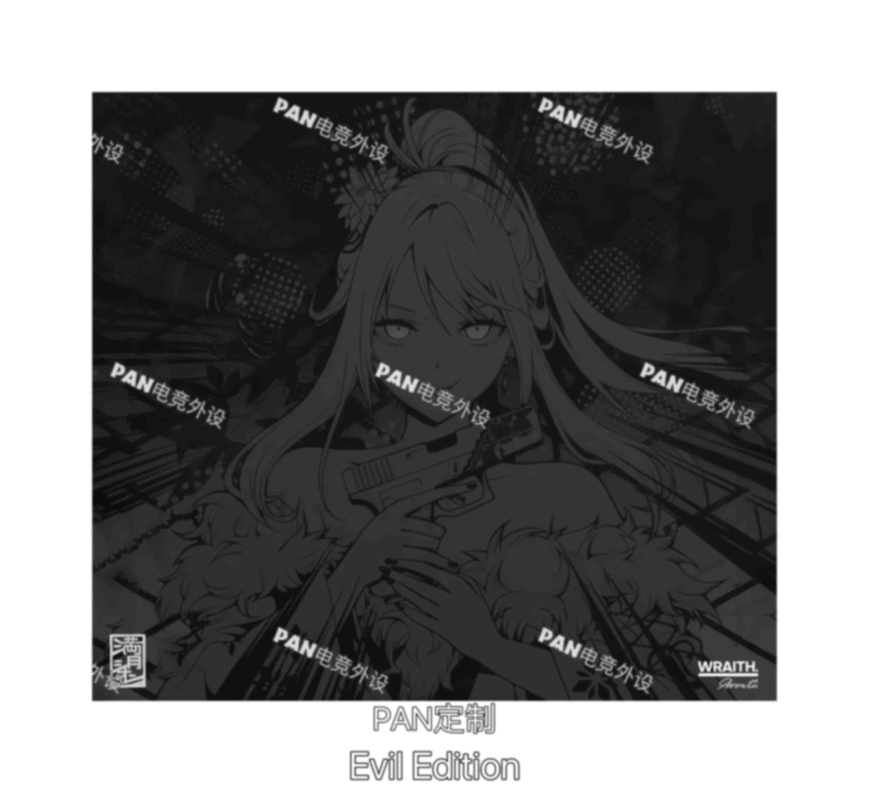 Wraith Cosmic V2 邪恶版钢化玻璃鼠标垫原版复刻电竞游戏玻璃垫