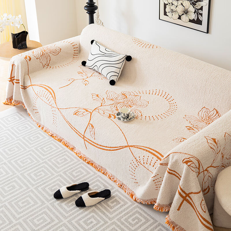 钟爱一生沙发巾全盖布欧式沙发罩套全包四季通用防尘盖毯布艺组合