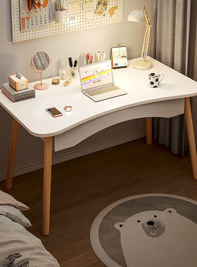 蔓斯菲尔（MSFE）北欧电脑桌台式家用简约学习书桌女生卧室小桌子