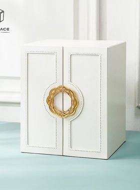 卡瑟格（CASEGRACE）首饰盒欧式双开门多层婚礼项链耳环耳钉手饰