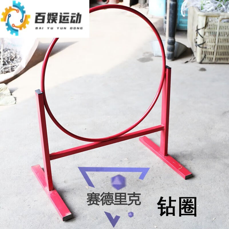 百娱中考篮球传球训练器材传球训练圈击地传球架投掷圈精准传球钻