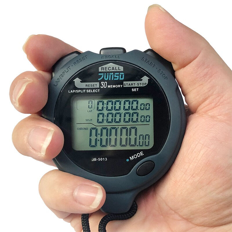 君斯达秒表计时器裁判教练计时秒表田径运动码表电子秒表百分秒三