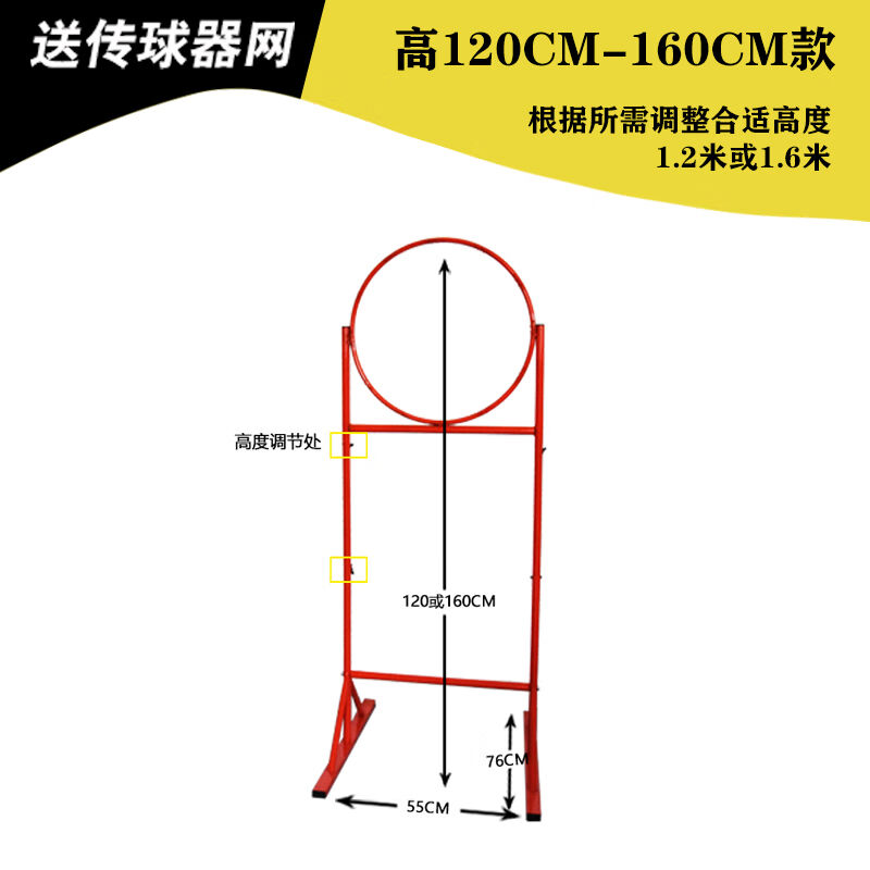 仰朋篮球传球训练器初中考篮球传球训练器材击地传球架投掷圈精传