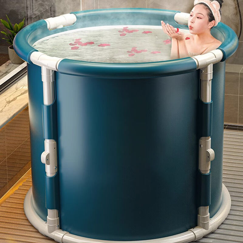 米聆泡澡桶大人折叠洗澡桶儿童家用全身浴桶浴缸洗澡盆沐浴成人神