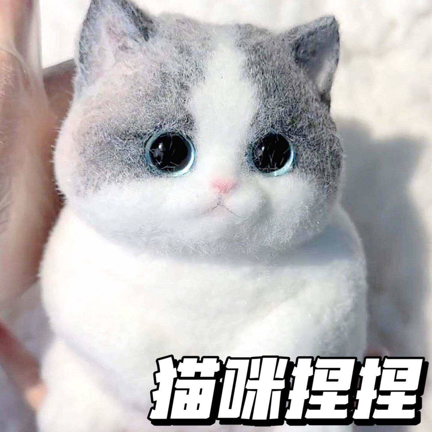 超大猫咪捏捏乐慢回弹高颜值仿真萌宠超软解压玩具儿童礼物摆件