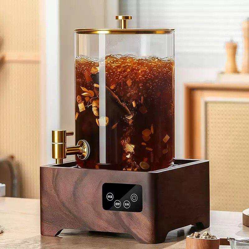 玻璃煮茶桶耐高温电陶炉煮茶器茶壶烧水壶大容量中药桶茶具煮茶炉