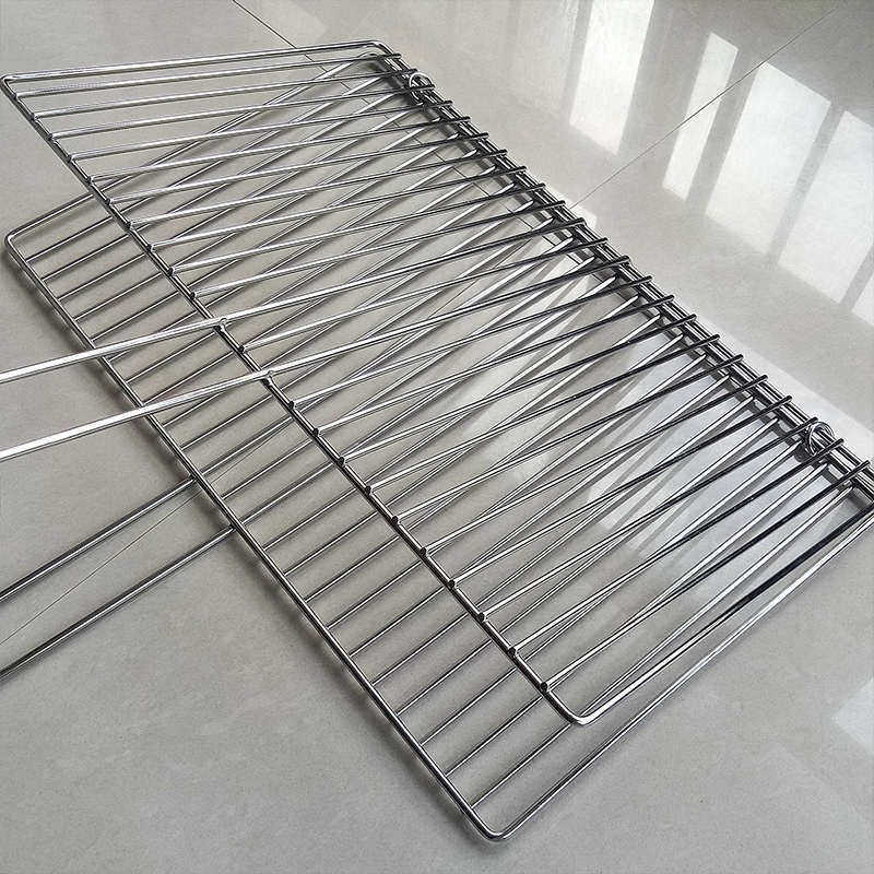 烤鱼夹烧烤网夹子拍子篦子不锈钢包邮 架 烧烤工具用品 烧烤夹板