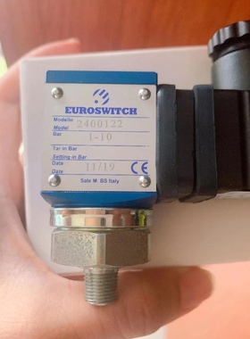 EUROSWITCH 2400122 1-10bar 压力开关全新现货议价