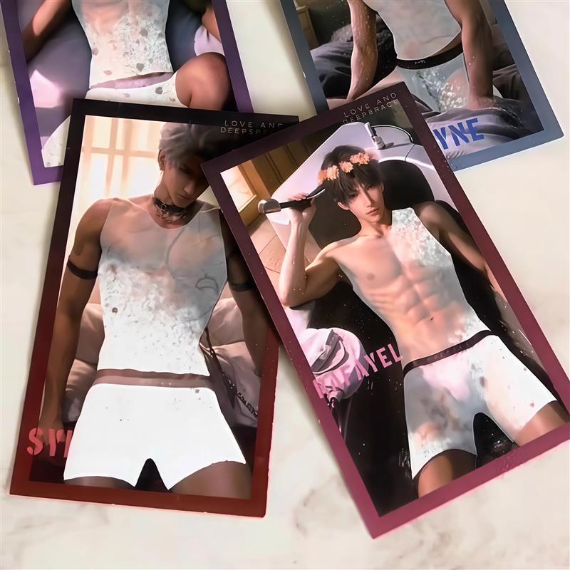 恋与深空水敏卡沾水变化秦彻祁煜黎深沈星回创意游戏周边收藏贺卡