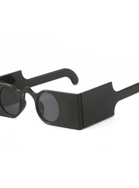 英国moleubak夏季新款方框太阳镜 个性ins灯罩时尚趣味墨镜男女