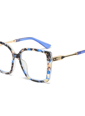 英国moleubak新款简约防蓝光平光镜女 欧美ins素颜装饰猫眼眼镜