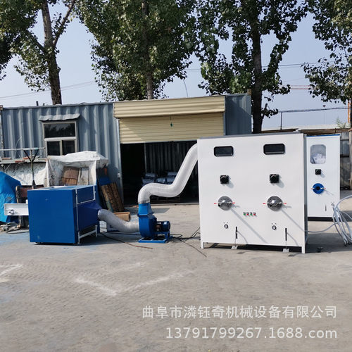 丝绵短纤维棉蓬松机 宝宝座椅坐垫填充机 沙发海绵颗粒充装机