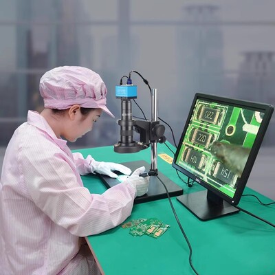 高清CCD电子视频显微镜200万VGA/USB数码工业放大器GP-660V可拍照