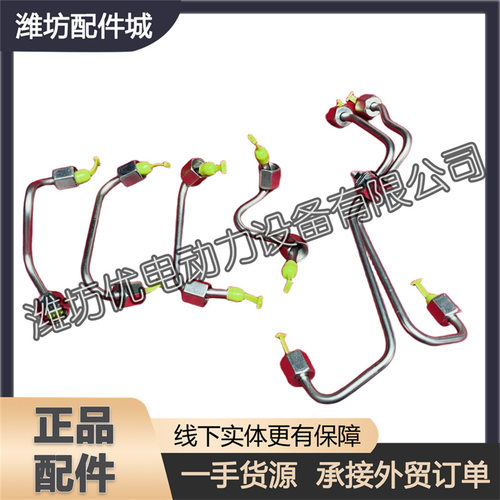 适用于潍柴WP2.5N锐动力柴油机电喷发动机1006430701高压油管总成