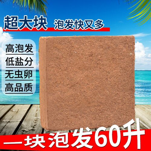 9斤椰砖营养土阳台种菜脱盐