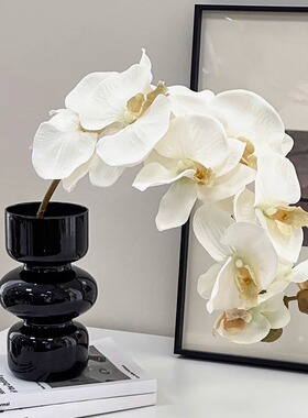 轻奢仿真蝴蝶兰客厅花艺摆件