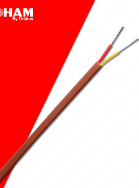 ROHAM热电偶线K型测温线T型延长线J型补偿导线E型N型四氟TT-K-24