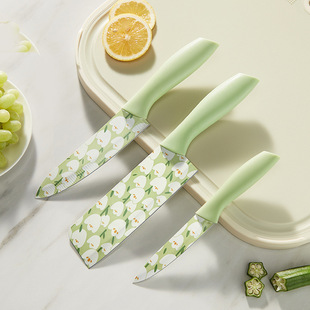水果刀菜刀套装 家用不锈钢切菜切肉切片刀辅食厨师刀全套刀具