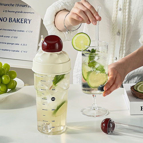 雪克杯家用带刻度手打柠檬奶茶饮品全套制作工具调酒器套装手摇杯