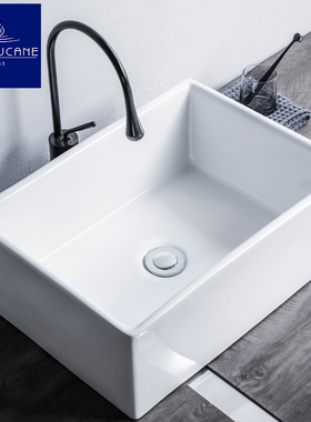 莫德卡恩MODEUCANE 陶瓷台上盆加深槽深18cm台盆大尺寸阳台洗手盆