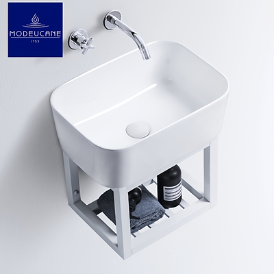 无龙头洗手盆挂墙洗脸盆