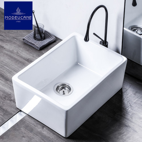 莫德卡恩竖装窄款加深台上盆