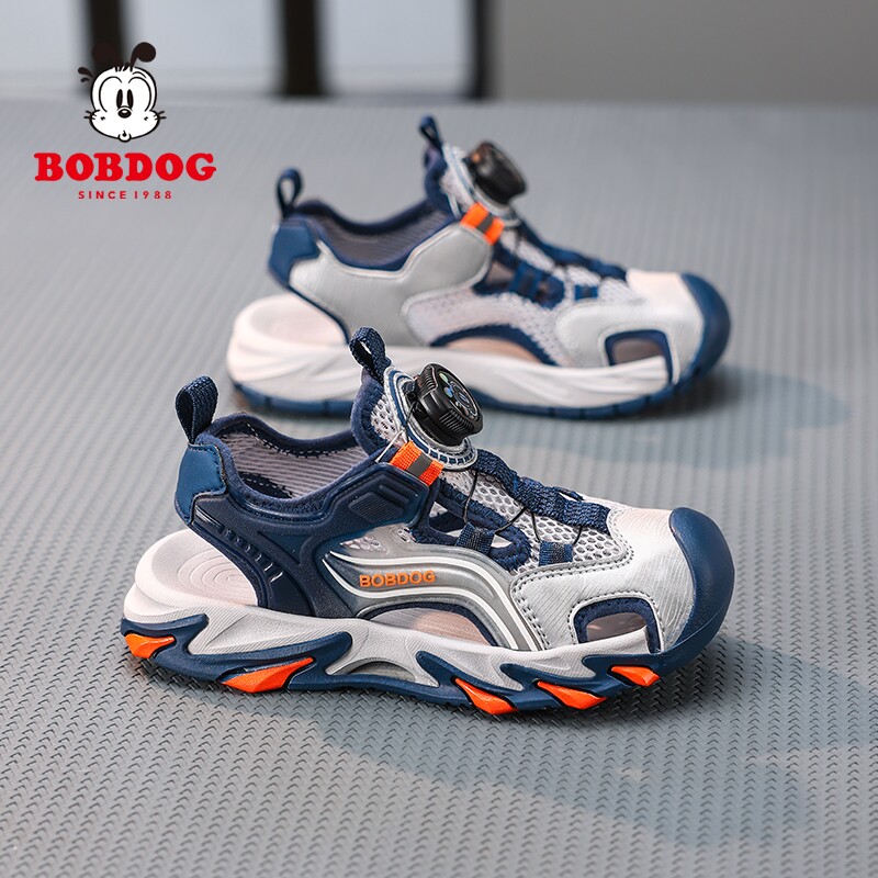 巴布豆童鞋儿童凉鞋男童夏季2026新款包头软底防滑涉水溯溪沙滩鞋