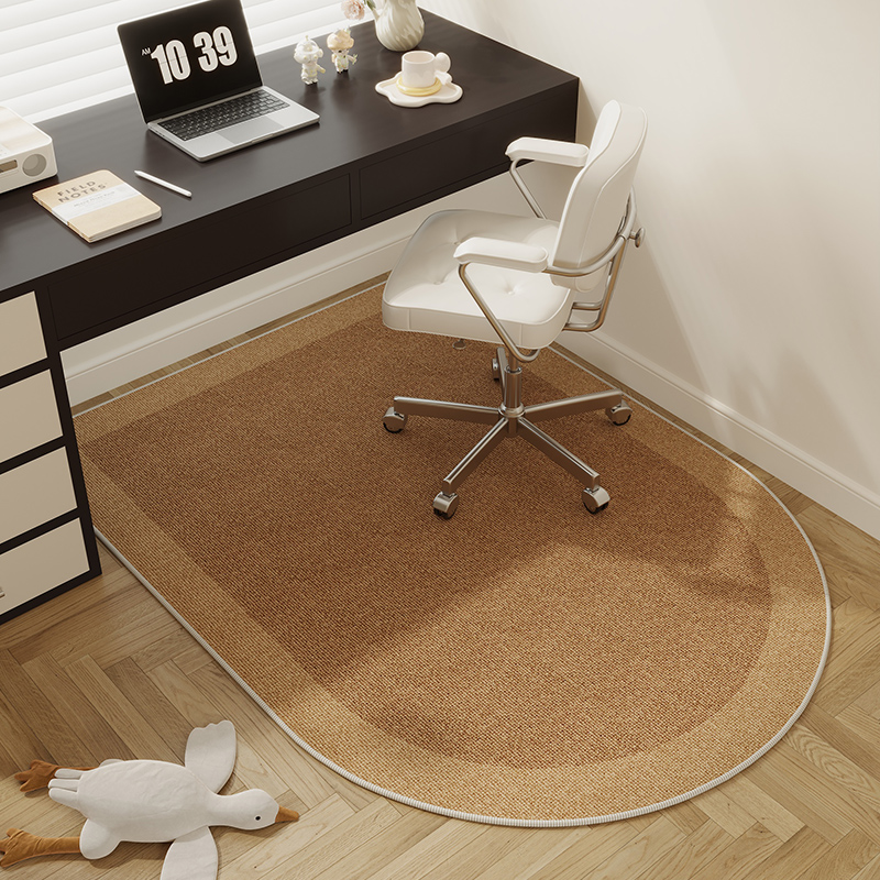 电脑椅地垫垫子卧室圆形化妆台椅子脚垫书房电竞椅转椅书桌下地毯