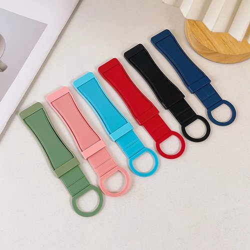 新款手机支架腕带支架手机通用桌面抽拉式手机壳背贴粘贴式懒人创