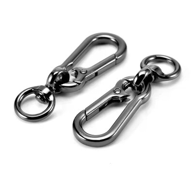 汽车钥匙扣登山扣锌合金车钥匙扣箱包织带锁匙扣弹簧狗扣宠物扣