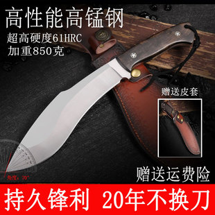 巡山龙泉刀10mm高硬度锋利生存刀具防身一体多功能刀官方旗舰店