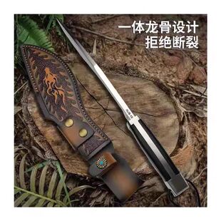 尼泊尔一体龙骨高硬度户外砍树柴刀家用砍骨刀锋利荒野生存刀具