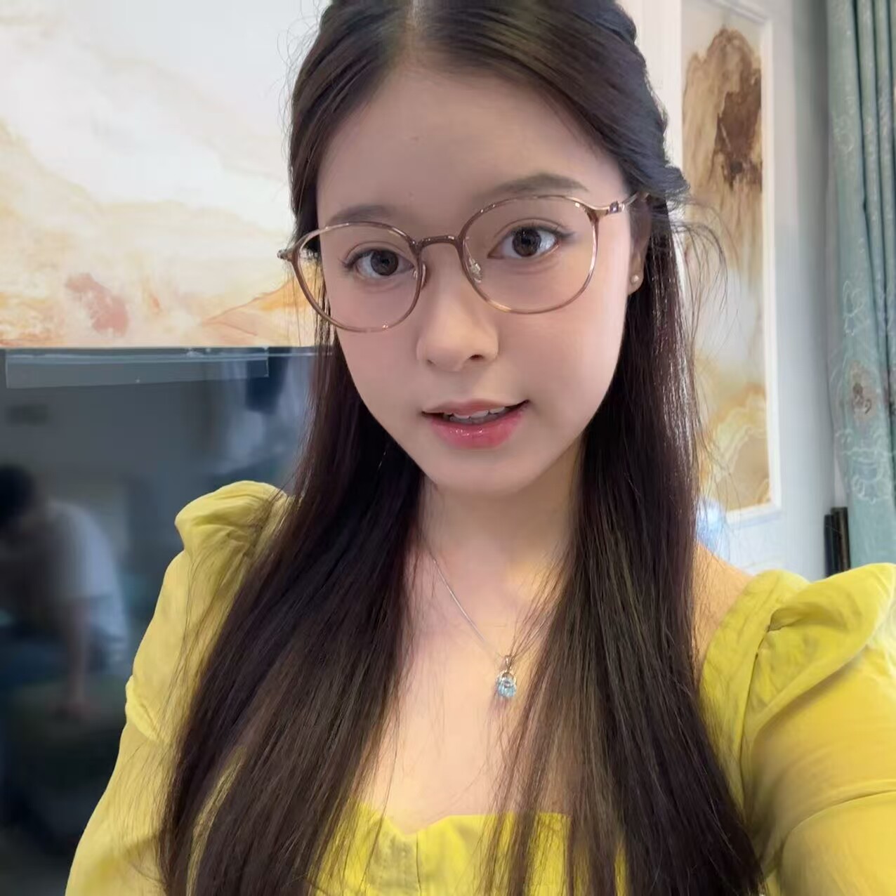 6g超轻钛眼镜框韩版网红近视眼镜女可配度数镜架吴9013素颜镜